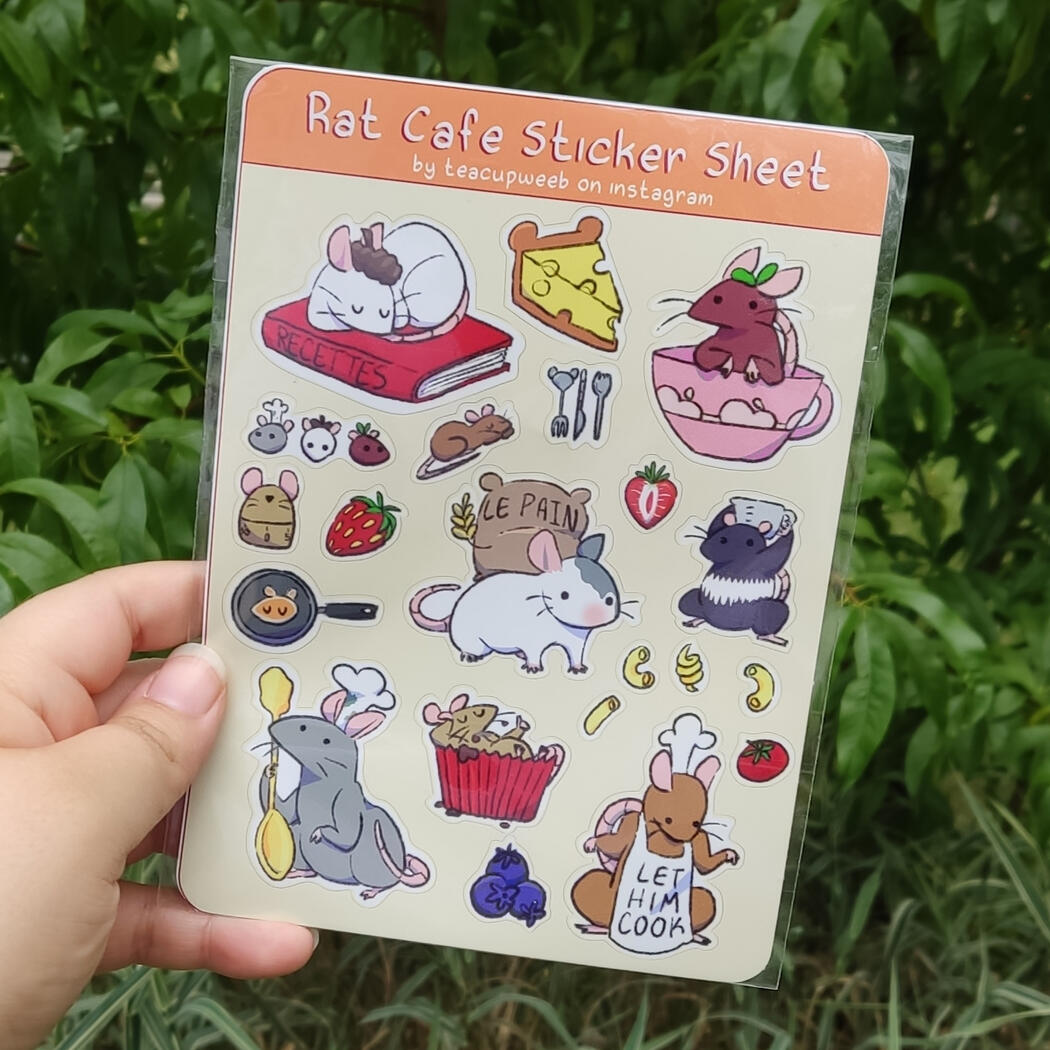 Rat Sticker Sheet